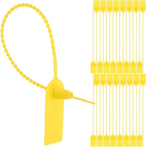 100pcs Shipping Label Self-locking Safety Zip Ties Fire Extinguishers Zip Ties Zip Tie Fasteners Zip Lock Compact Tamper Proof Seals Zip Tie Labels Zip Tie Tags in Saudi Arabia
