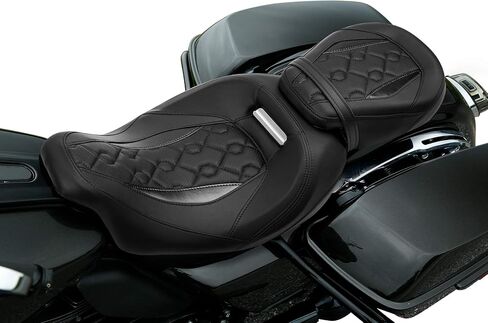 نسخة. مقعد السائق والراكب رايدر جل 2 أب مناسب لدراجة Harley CVO Touring Street Glide Road King Glide Electra Glide 2009-2023 in Kuwait