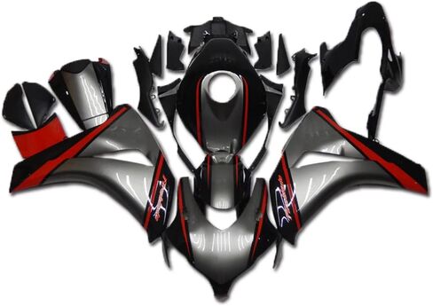 NT FAIRING رمادي أسود أحمر هدية مناسبة لهوندا 2008 2009 2010 2011 CBR1000RR CBR 1000RR حقن جديد ABS بلاستيك هيكل السيارة طقم هيكل هيكل الجسم 08 09 10 11 in Saudi Arabia