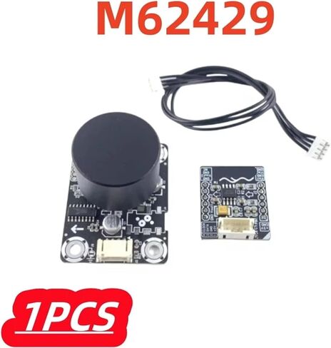 1 قطعة/الوحدة 100% ثنائي القناة M62429 لوحة التحكم بحجم الصوت الرقمي + لوحة فك التشفير DC12V (كابل 20 سنتيمتر) in Saudi Arabia