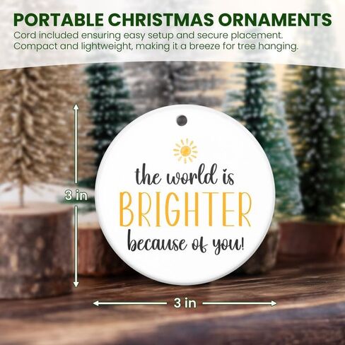 Friendship Gifts for Women Friends, Christmas Ornaments 2024 - Christmas, Birthday Gifts for Women Friendship, BFF, Friends Christmas Ornaments - Christmas Decorations Ceramic Ornaments in Saudi Arabia