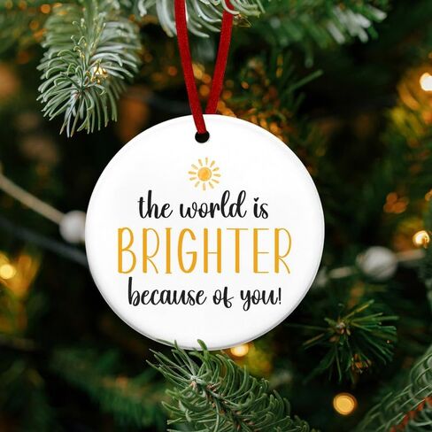 Friendship Gifts for Women Friends, Christmas Ornaments 2024 - Christmas, Birthday Gifts for Women Friendship, BFF, Friends Christmas Ornaments - Christmas Decorations Ceramic Ornaments in Saudi Arabia