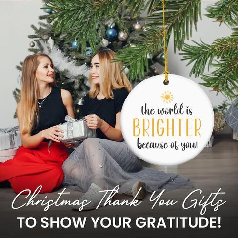 Friendship Gifts for Women Friends, Christmas Ornaments 2024 - Christmas, Birthday Gifts for Women Friendship, BFF, Friends Christmas Ornaments - Christmas Decorations Ceramic Ornaments in Saudi Arabia