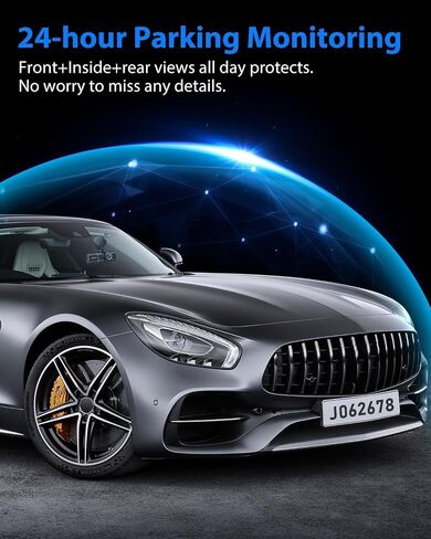 Dash Cam الأمامي والخلفي من الداخل ، كاميرا اندفاعة 3 قناة للسيارات ، وكاميرا Dash Car 1080p ، وكاميرا Dash Triple ، وكاميرا اندفاعة مع بطاقة 32 جيجابايت ، وتسجيل حلقة ، و HDR ، و G-Sens ، ومواقف على مدار 24 ساعة in Kuwait