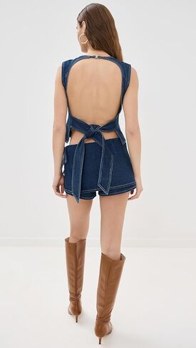 Denim Countryside Top by Lioness in Saudi Arabia
