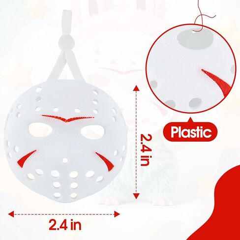 Halloween Mask Doll Clothing Accessories For 17cm Monstes Doll Dress Up Ghost Mask, No Dolls in Kuwait