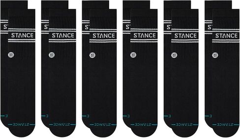 مجموعة جوارب Stance Vital All Heights مكونة من 18 قطعة للرجال والنساء، أسود + متعدد الألوان، مزيج قطني ومريح للاستخدام اليومي، مقاس كبير in Saudi Arabia