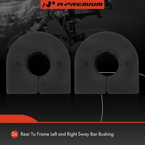 A-Premium 2 x Rear To Frame Sway Bar Bushing Kit, Compatible with Honda CR-V CRV 1997 1998 1999 2000 2001 in Saudi Arabia