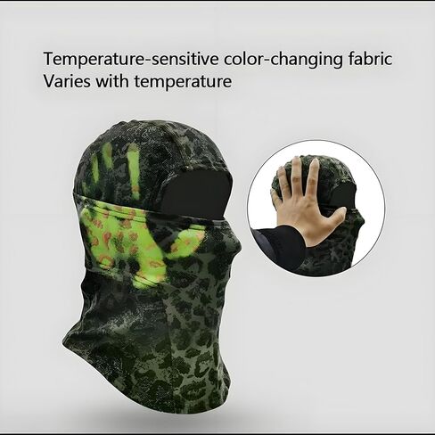 Heat Reactive Camouflage Balaclava, Full Face Ski Mask, Stretch Fit Neck Gaiter with 3D Cutting in Saudi Arabia