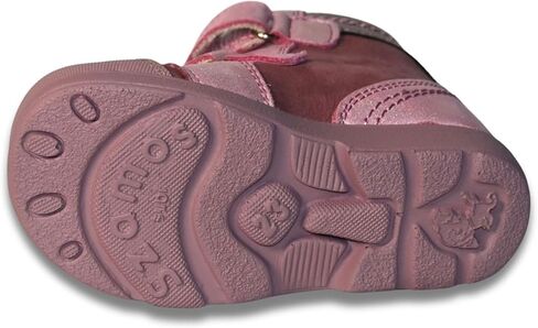 Kids Girls’ Genuine Leather Orthopedic Boots – Arch Support Shoes with Corrective Support for Flat Feet & Overpronation, Stable Ankle Support, Adjustable Straps, Pink Glitter Unicorn Design in Saudi Arabia