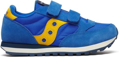 حذاء رياضي Saucony Originals Jazz ذو خطاف وحلقة مزدوج (للأطفال الصغار/الأطفال الكبار الصغار)، أزرق/أصفر، 4 US للجنسين in Saudi Arabia