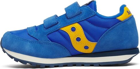 حذاء رياضي Saucony Originals Jazz ذو خطاف وحلقة مزدوج (للأطفال الصغار/الأطفال الكبار الصغار)، أزرق/أصفر، 4 US للجنسين in Saudi Arabia