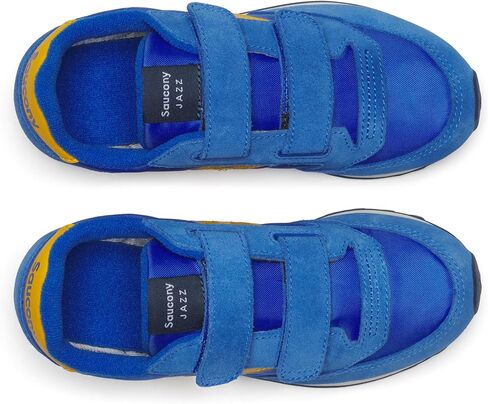 حذاء رياضي Saucony Originals Jazz ذو خطاف وحلقة مزدوج (للأطفال الصغار/الأطفال الكبار الصغار)، أزرق/أصفر، 4 US للجنسين in Saudi Arabia