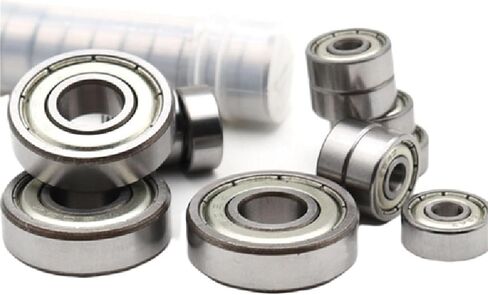 10pcs Deep Groove Ball Bearing 8 * 22 * 7 8x22x7 MM 608 ZZ Double Shielded Miniature High-Carbon Steel Single Row 608ZZ ABEC-7 in Saudi Arabia