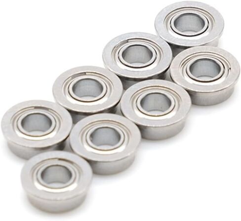 10 قطعة MF63ZZ 3x6x2.5mm ABEC-7 شفة محامل كرة أخدود عميقة تحمل MF63Z MF63 in Saudi Arabia