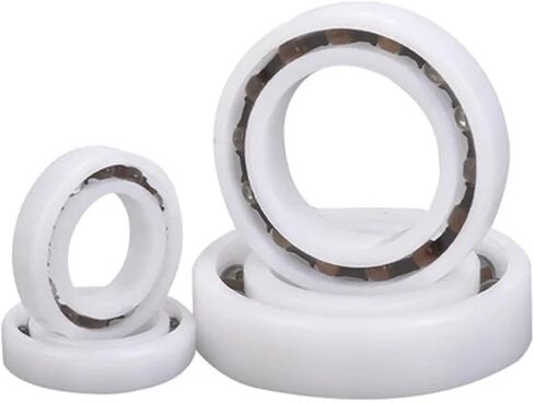 2pcs 6800 6801 6802 6803 6804 6805 6806 6807 6808 6809 6810 Nylon Plastic Glass Ball Bearing Insulation No Rust(6808 40x52x7) in Saudi Arabia