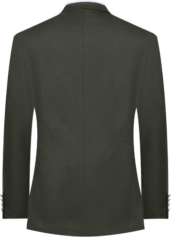 Men's Classic Fit Blazer Sport Coat 2 Button Lightweight Stretch Suit Jacket for Business & Daily in Kuwait