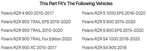 Tusk UTV Polycarb النافذة الخلفية واضحة - مقاومة للخدش متوافقة مع Polaris RZR 900 Trail EPS 2015-2020/RZR S/S4 1000 2016-2020/RZR S 900 2015-2020 in Saudi Arabia