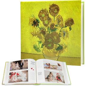 The Starry Night Photo Album 4x6 with Writing Space 200 Pockets - Van Gogh,Wedding Guest Book, Memory Book Gift for Bridal Shower, Anniversary - Kuword in Kuwait