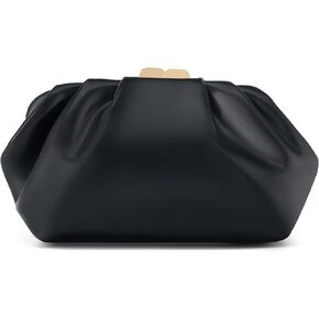 حقيبة سهرة أنيقة ذات ثنيات ناعمة من الجلد النباتي، حقيبة يد رسمية أنيقة لحفلات الزفاف، والحفلات الراقصة، وحفلات الكوكتيل-جيما in Kuwait