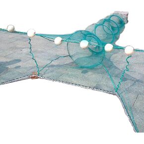 Crab Trap Shrimp Trap Shrimp Net Fish Trap Lobster Trap Minnow Trap Collapsible Portable Net Crab Net Large Inlet with Float and Heavy Duty Chain for Catching Crabs Lobsters Fish in Kuwait