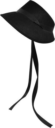 Nicky Bigs Novelties Child Pilgrim Bonnet Hat Colonial Handmaid Felt Hat for Girls Thanksgiving Halloween School Play Costume in Saudi Arabia