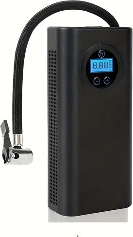 ضاغط هواء محمول لنفخ الإطارات، مضخة هواء لاسلكية لإطارات السيارات، مضخة إطار دراجة كهربائية للدراجات النارية، الكرة، الدراجة in Kuwait