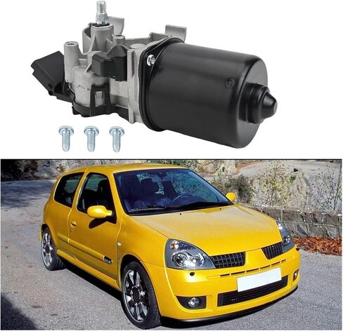 Clio 3 III 2005-2012 Wiper Motor Clio III Windscreen Wiper Motor Car Maintenance Easy to Use Quick to Install in Saudi Arabia