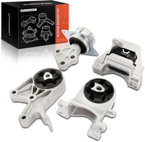 A-Premium Engine Motor Mount and Transmission Mount Kit Compatible with Chevrolet Malibu 2009 2010 2011 2012 2.4L, 6 Speed Automatic Transmission, 4-PC Set, Replace# 25820085, 24100456 in Saudi Arabia