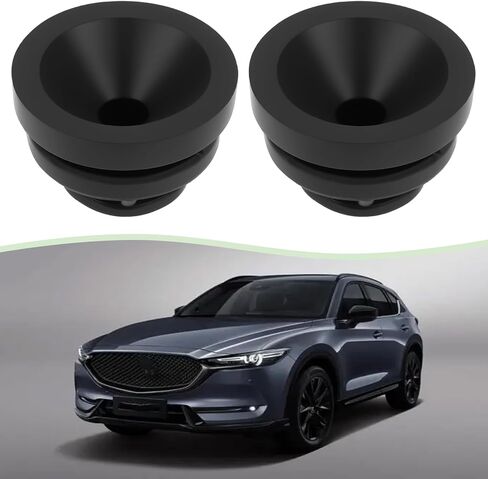 4pcs Car Engine Cover Insulator Rubber Mount Rubber Replacement Part P30110238 Compatible with Mazda 2 3 6 CX-3 CX-4 CX-5 Black in Saudi Arabia