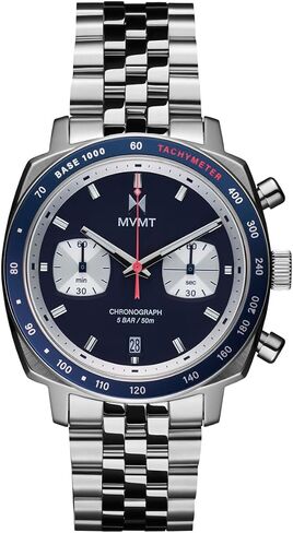 MVMT Mulholland Racer Men’s Chronograph Watch – Stainless Steel, Water Resistant, Timeless Elegance, Gift for Him in Saudi Arabia