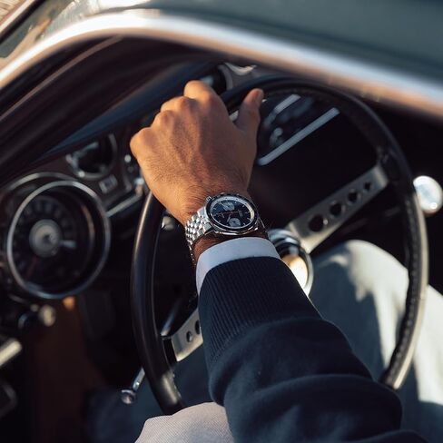 MVMT Mulholland Racer Men’s Chronograph Watch – Stainless Steel, Water Resistant, Timeless Elegance, Gift for Him in Saudi Arabia