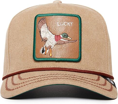 Goorin Duck Canvas Collection Trucker Hat for Men and Women, Tan (Lucky Duck), One Size in Saudi Arabia
