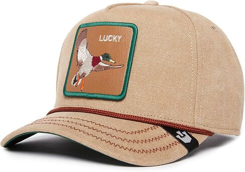 Goorin Duck Canvas Collection Trucker Hat for Men and Women, Tan (Lucky Duck), One Size in Saudi Arabia