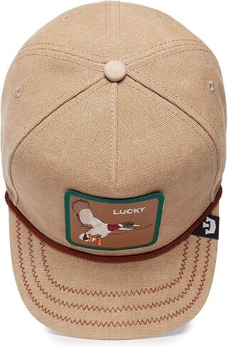 Goorin Duck Canvas Collection Trucker Hat for Men and Women, Tan (Lucky Duck), One Size in Saudi Arabia
