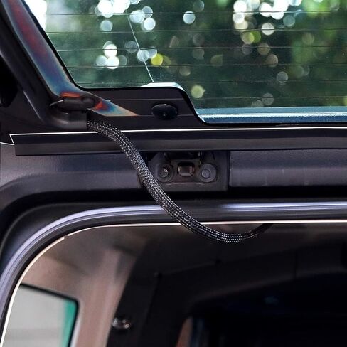 Tailgate Window Rain Gutter Deflector Strip Jku Upper Rear 2pcs Roof Rainwater Shield Diversion Slot 1 Piece for Jeep for Wrangler 2007-2020 for Wrangler JK 2018 Black TWRGDSFJW2JJJ in Saudi Arabia