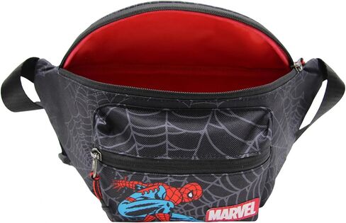 Spider-Man Jumping Through The Webs Action Waist Pack, Black, MA104168 in Saudi Arabia