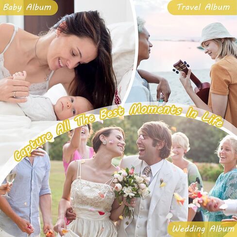 The Starry Night Photo Album 4x6 with Writing Space 200 Pockets - Van Gogh,Wedding Guest Book, Memory Book Gift for Bridal Shower, Anniversary - Kuword in Kuwait