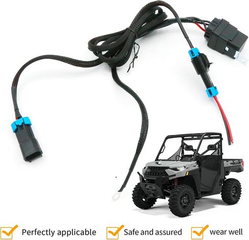 48 Inch Reverse Light Harness Kit, Back Up Reverse Light Wiring Harness Kit, Replacement for Polaris Ranger XP 1000 2018-2024 in Saudi Arabia