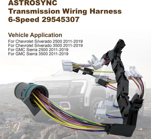 سرج أسلاك ناقل الحركة من ASTROSYNC مناسب لسيارة شيفروليه سيلفرادو 2500 3500 جي إم سي سييرا 2500 3500 2011-2019، سرج أسلاك ناقل الحركة 6 سرعات استبدال 29545307 in Saudi Arabia