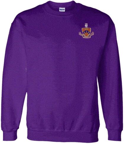 شعار Grekgear FIJI Fraternity World Famous Crest - سويت شيرت بفتحة رقبة مستديرة على شكل درع in Saudi Arabia
