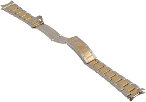 Ewatchparts Oyster Watch Band Bracelet Submariner Gold/Stainless Steel Compatible With Rolex 19mm Deployment Clasp in Saudi Arabia