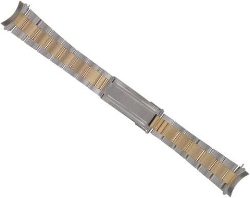 Ewatchparts Oyster Watch Band Bracelet Submariner Gold/Stainless Steel Compatible With Rolex 19mm Deployment Clasp in Saudi Arabia