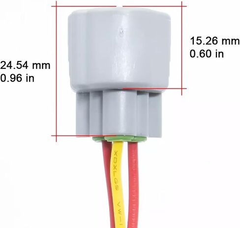 Engine Coolant Temperature Sensor Switch Sender Connector Wiring harness Compatible with TOYOTA CAMRY COROLLA ECHO PASEO SOLARA TERCEL YARIS 1997 1998 1999 2000 2001 2002 2003 2004 2005 90980-11451 in Saudi Arabia