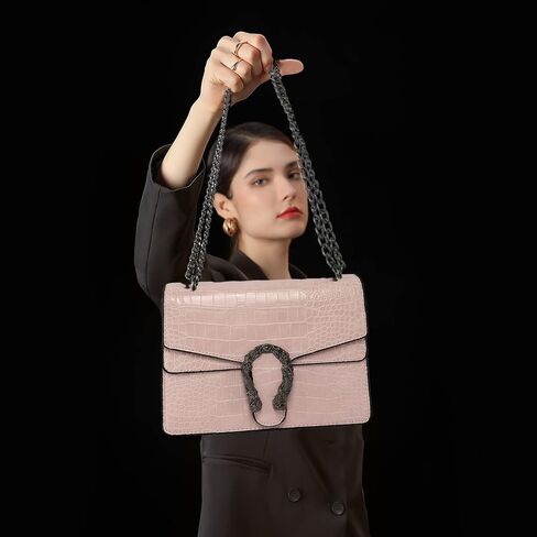 snake purses bags for women-snake print chain evening shoulder bag clutch evening crossbody purse handbags in Saudi Arabia