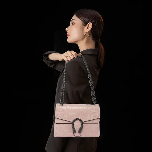 snake purses bags for women-snake print chain evening shoulder bag clutch evening crossbody purse handbags in Saudi Arabia