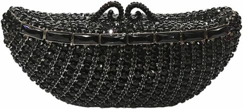 Women Unique Ship Shaped Rhinestone Clutch Elegant Crystal Evening Purse Dinner Handbag for Wedding Party in Saudi Arabia