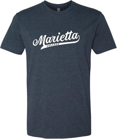 CreateMyTee | Marietta College Banner One Color Exclusive Soft Shirt in Saudi Arabia