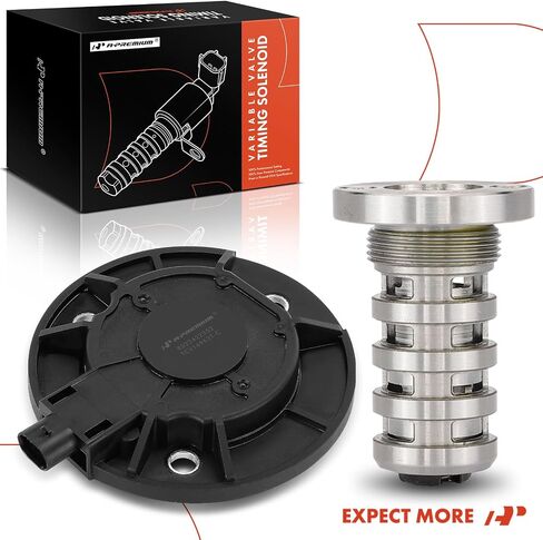 A-Premium 2PC Intake Engine Variable Valve Timing [VVT] Solenoid Compatible with Volkswagen Jetta 2008-2010/2012-2013, Passat 2008-2010, Golf 2013-2013, Beetle 2012-2013, CC, Eos, GTI & Audi A3 in Saudi Arabia