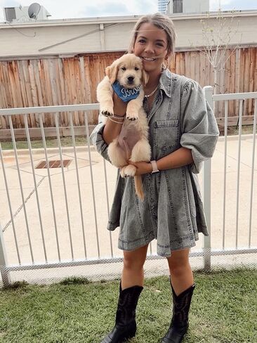 Gozoloma Women's Denim Dress Long Balloon Sleeves Button Down A Line Swing Ruffle Jean Mini Babydoll Dress with Chest Pocket in Kuwait